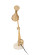 Tischlampe Simo im Industrial Design in Farbe Gold aus Metall-Mix u. Marmor handgefertigt Höhe justierbar Raum4 Tischlampe Simo im Industrial Design in Farbe Gold aus Metall-Mix u. Marmor handgefertigt Höhe justierbar Raum4