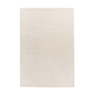 Soft high pile carpet ivory CLASSIC rectangular height 20 mm