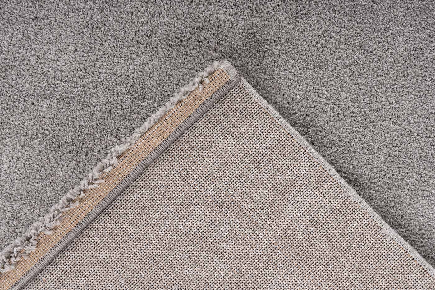 Weicher Hochflorteppich Grau CLASSIC rechteckig 20mm Raum4