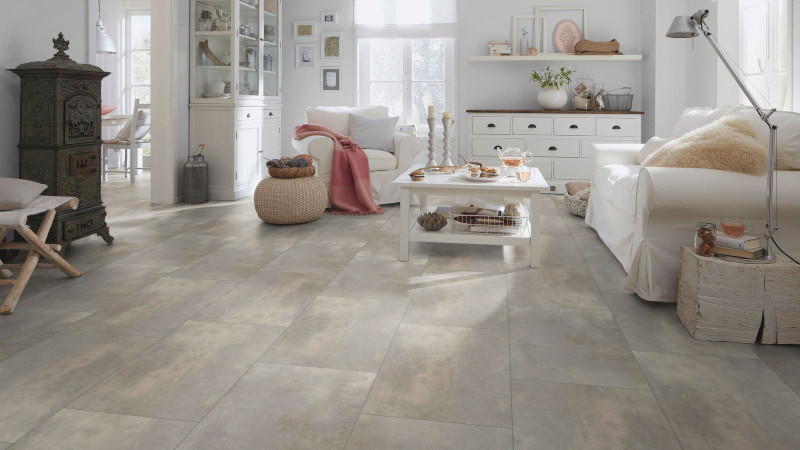 Wineo Sol design 600 Stone XL Rigid #CamdenFactory en aspect Carrelage Joint réel main product photo