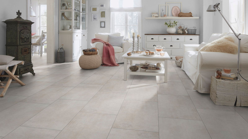 Wineo design floor 600 Stone XL Rigid #NoordFactory tile look real joint main product photo