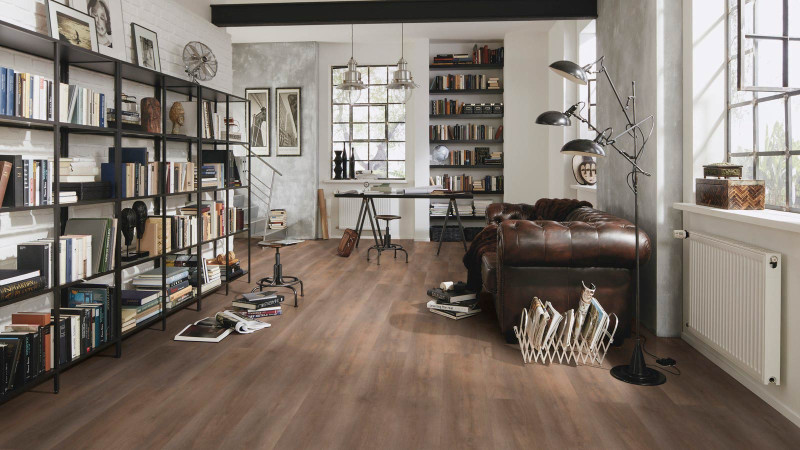Suelo de diseño Wineo 600 Wood XL #NewYorkLoft 1 lama con borde biselado main product photo