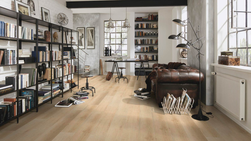 Suelo de diseño Wineo 600 Wood XL Rigid #BarcelonaLoft 1 lama con borde biselado main product photo