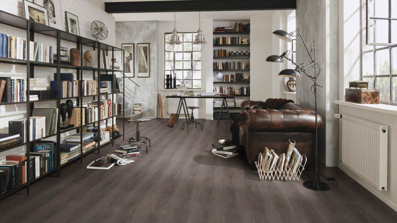 Suelo de diseño Wineo 600 Wood XL Rigid #BerlinLoft 1 lama con borde biselado main product photo