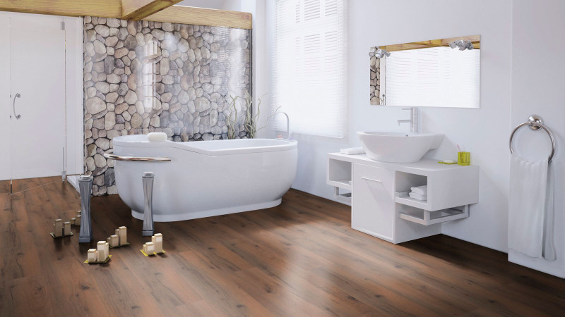 Wineo Stratifié 500 Large V4 Strong Oak Darkbrown 1 frise 4V main product photo