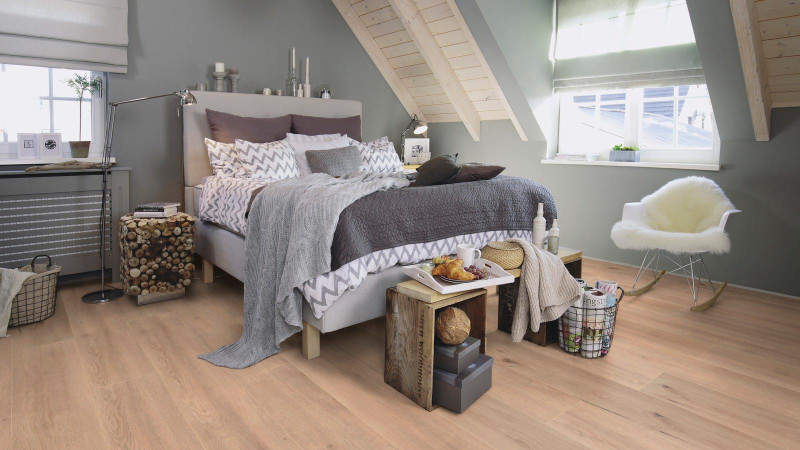 Wineo Laminat 500 XXL V4 Balanced Oak Beige 1-Stab Landhausdiele 4V main product photo