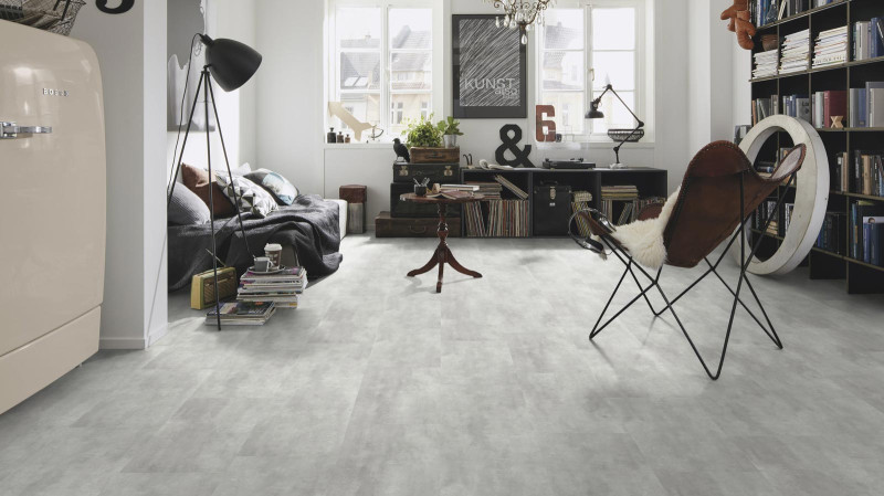 Wineo Vinylboden 400 Stone Multi-Layer Wisdom Concrete Dusky Fliesenoptik Microfase main product photo