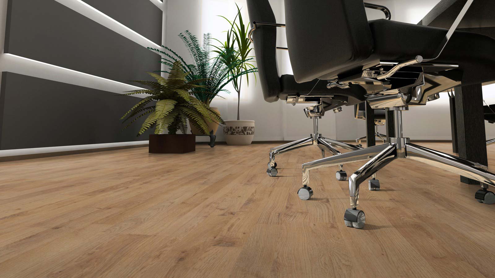 Skaben Laminate Flexi Plus Plau Oak 3-strip