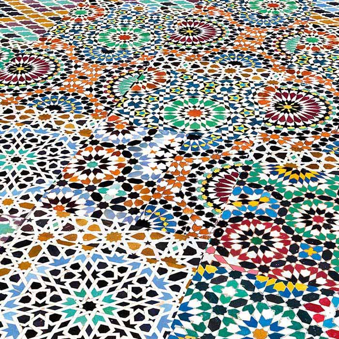 Skaben Laminate Noble 6 Mosaic Tile look