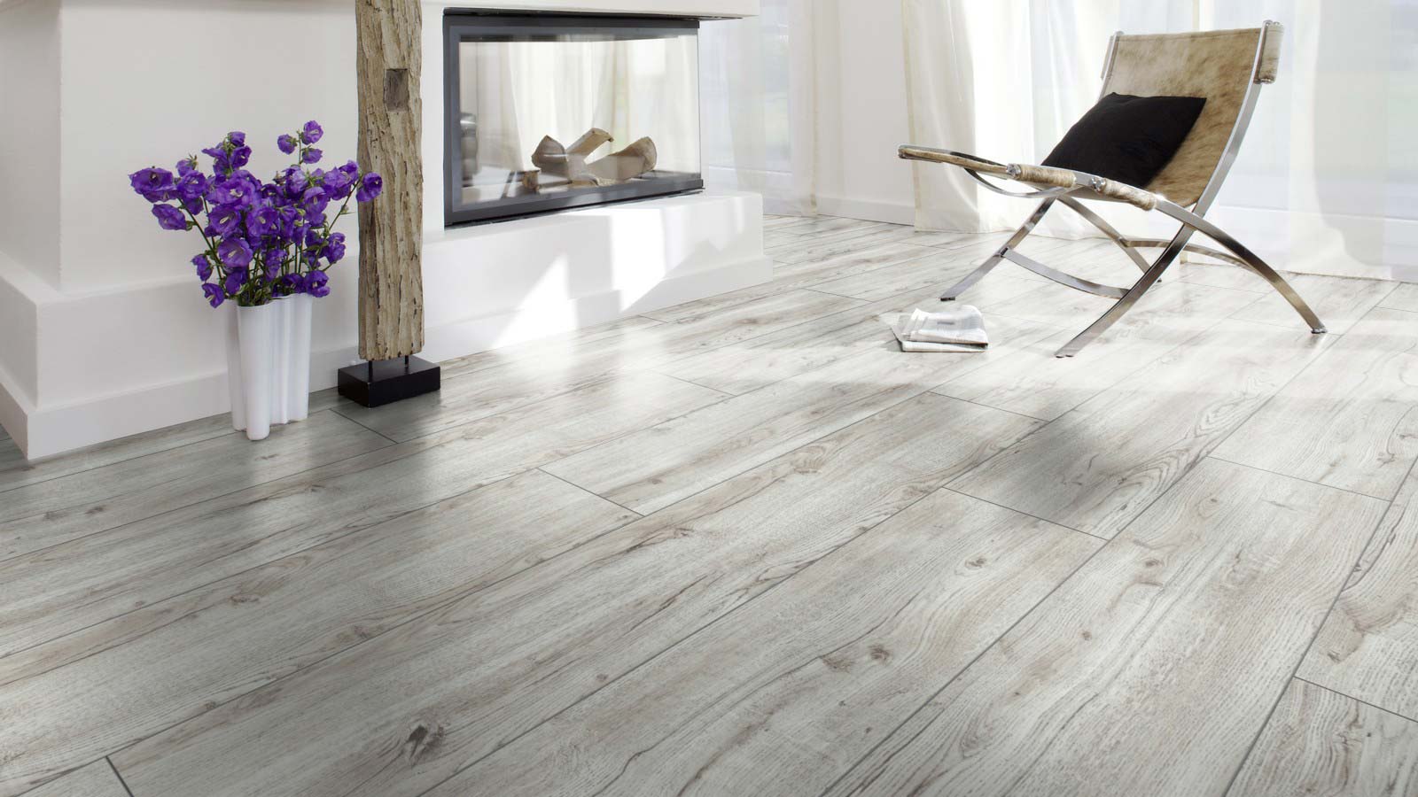 Skaben Laminat Select Plus Eiche Creme 1-Stab Landhausdiele 4V