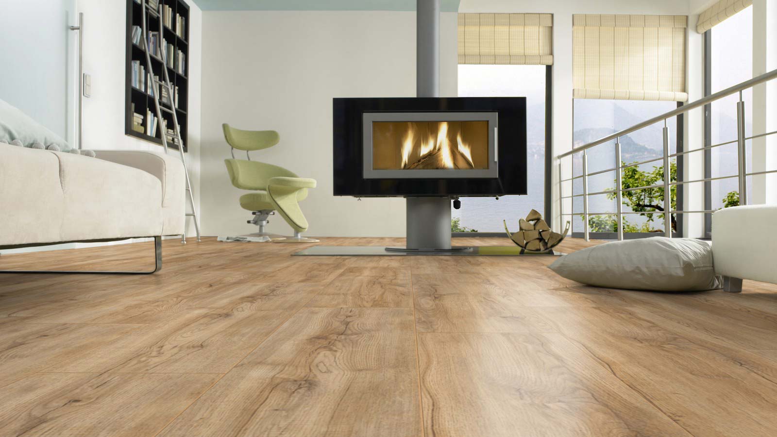 Skaben Laminat Select Plus Eiche Natur 1-Stab Landhausdiele 4V