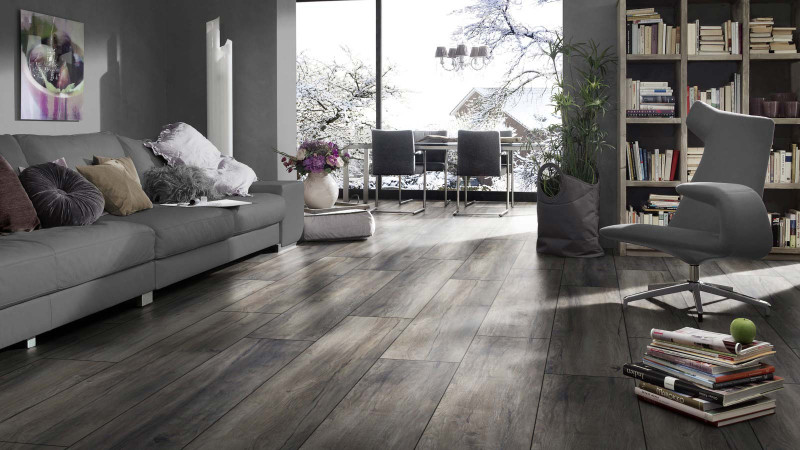 Skaben Laminate Select Plus Harbour Oak Grey 1-strip 4V main product photo