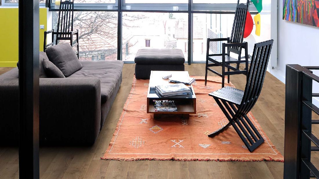 Skaben Laminat Slim Eiche Dezent 1-Stab Landhausdiele 4V