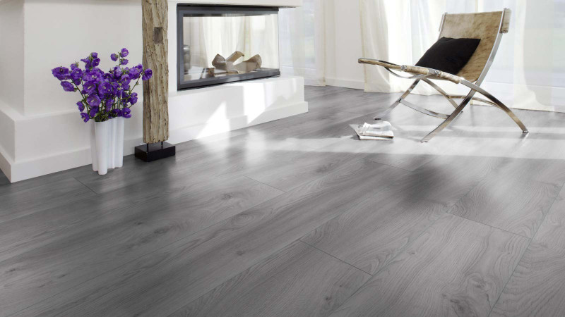 Skaben Laminat Wide Plus Macro Oak Light Grey 1-Stab Landhausdiele 4V main product photo