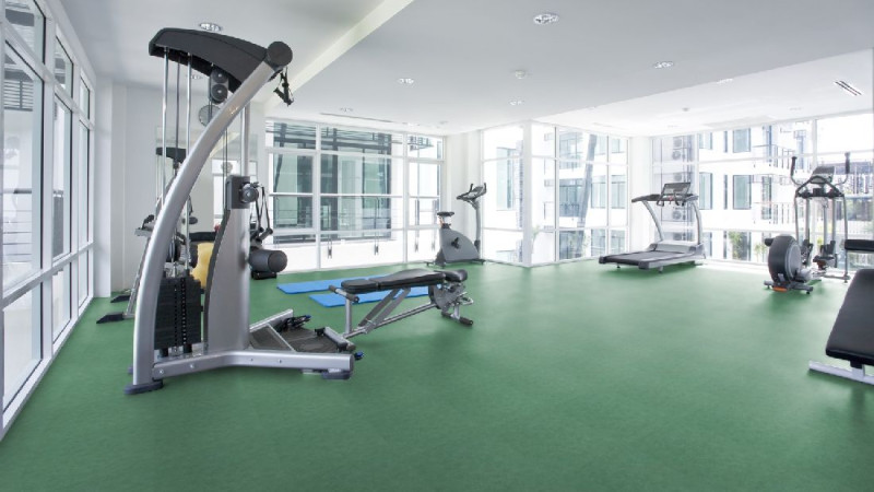 Wineo Purline Organic flooring 1500 Chip Racing Green Rolled goods main product photo