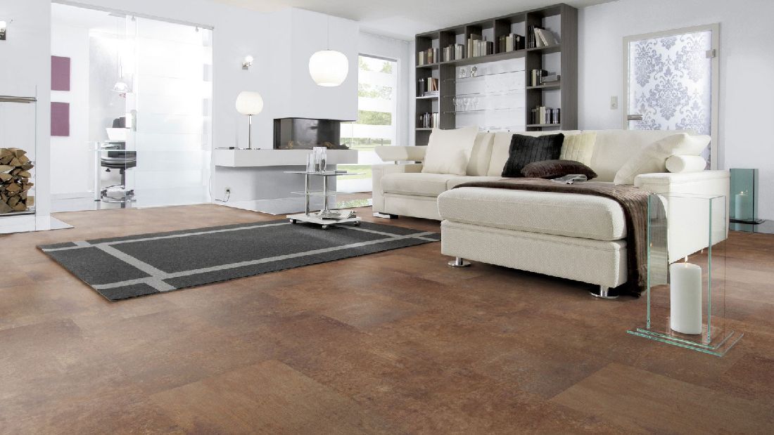 Wineo Vinylboden 400 Stone Fortune Stone Rusty Fliesenoptik zum kleben