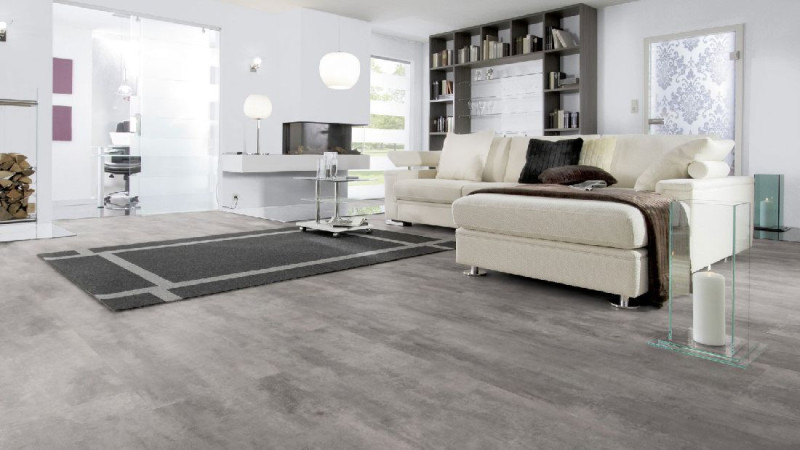 Wineo Vinylboden 400 Stone Glamour Concrete Modern Fliesenoptik zum kleben main product photo