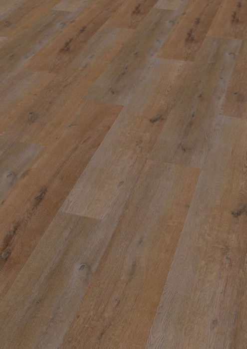 Wineo Vinyle 400 Wood XL Intuition Oak Brown 1 frise 4V à coller main product photo