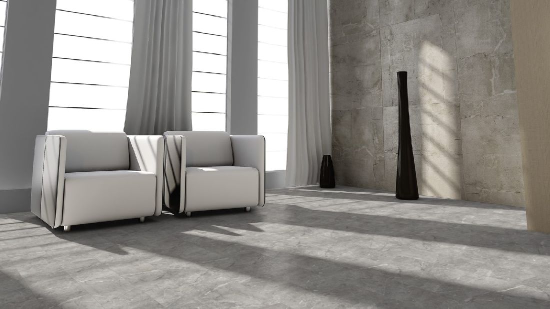 Classen Laminat Visiogrande Autentico Granit hell Fliese 4V Raum6