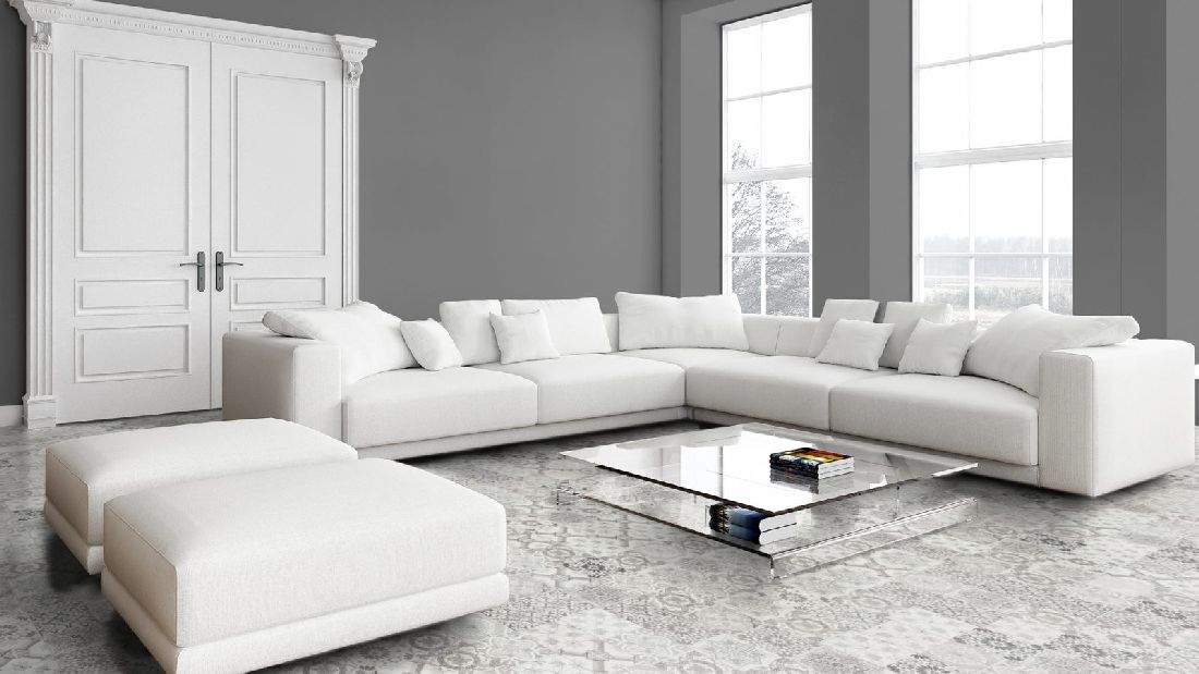 Classen Laminat Visiogrande Ornamento Estoril glazed Fliese 4V Raum4