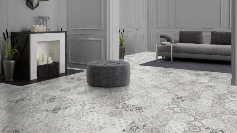 Classen Stratifié Visiogrande Ornament Estoril glazed Carrelage 4V main product photo