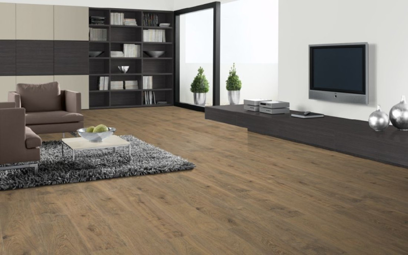 Egger Home Organic Floor 8/31 Roble clásico de Forth Worth Ahumado EHC012 1 lama 4V main product photo