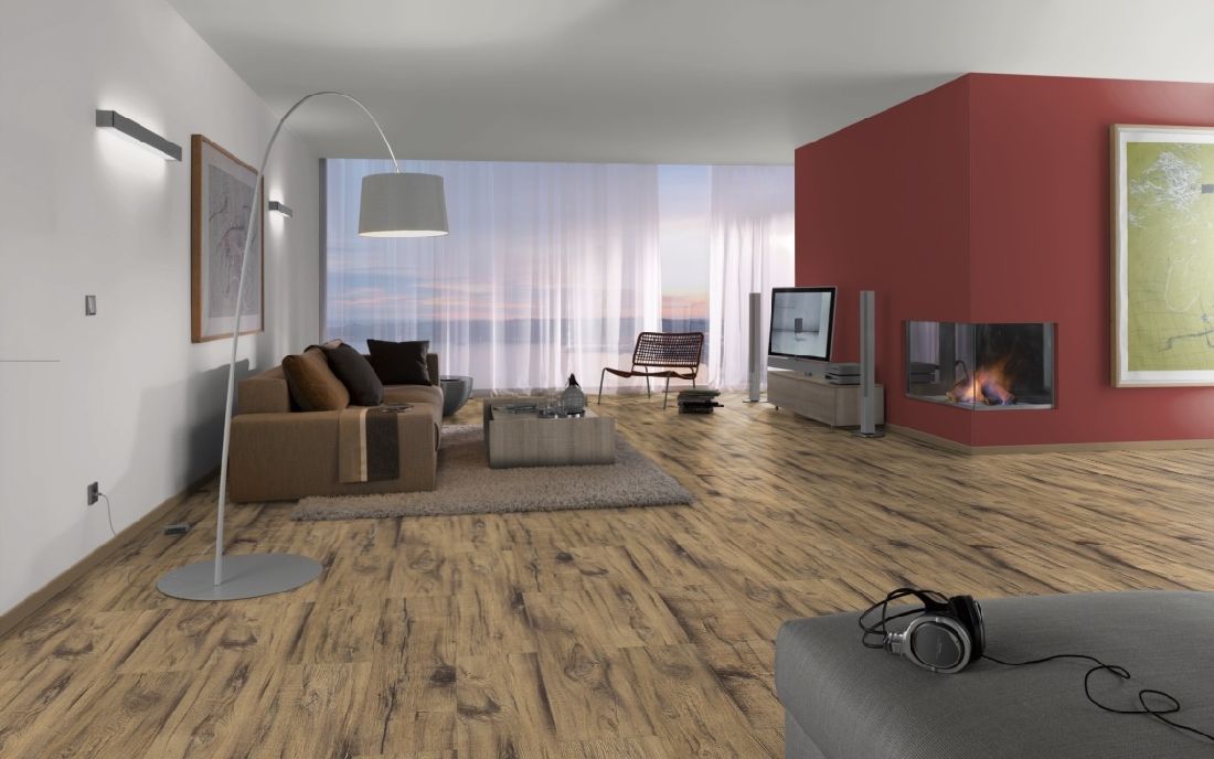 Egger Home Bioboden 8/31 Large Daytona Eiche natur EHC003 1-Stab Landhausdiele 4V Raum5