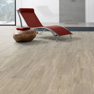 HARO Design Floor DISANO SmartAqua Oak Columbia grey 1-plank M4V Cork Insulation Underlay