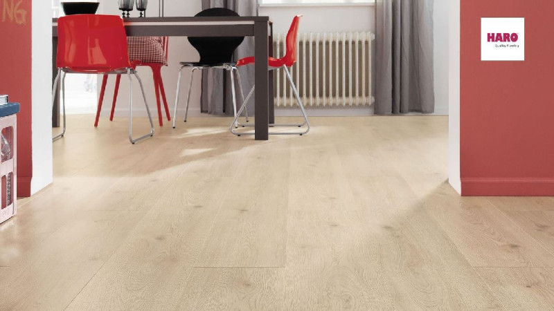 HARO Laminat TRITTY 100 Eiche Contura steingrau Gran Via 4V Silent Pro main product photo