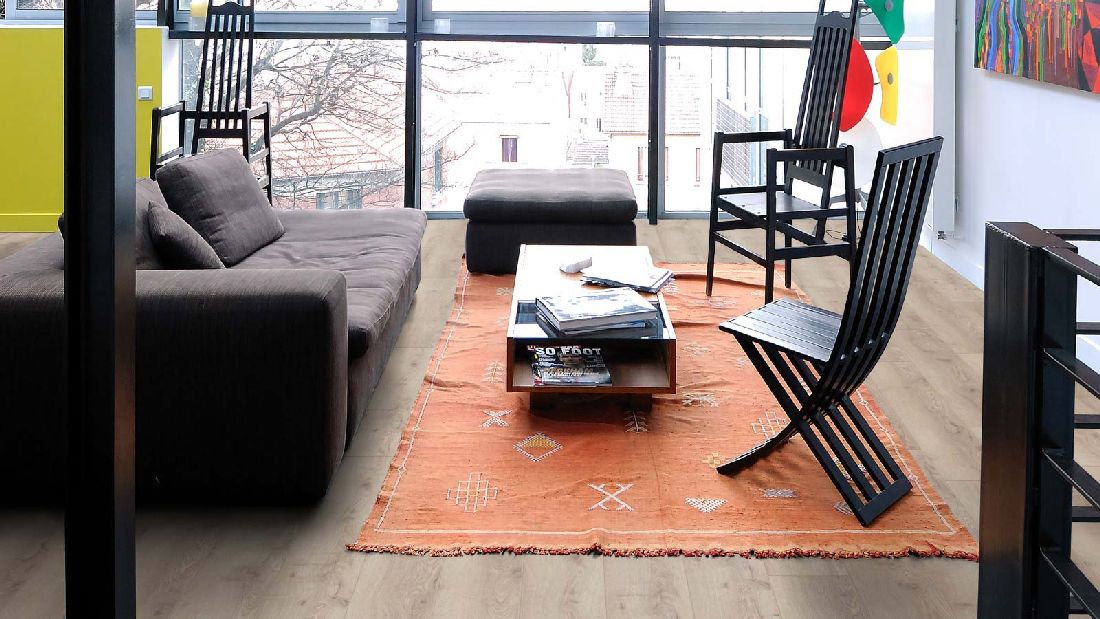 Kronotex Laminat MAMMUT Berg Eiche Beige 1-Stab Landhausdiele 4V