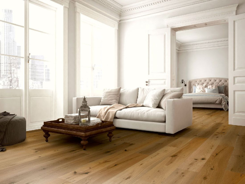 Skaben Parkett Premium Landhausdiele Eiche Taiga Rustikal naturgeölt gebürstet 4V main product photo