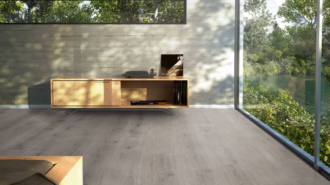 Parador Designboden Modular ONE Eiche Urban grau gekälkt 1-Stab Landhausdiele M4V