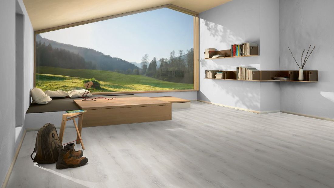 Parador Laminat Eco Balance Eiche Vintage weiß 1-Stab Landhausdiele M4V