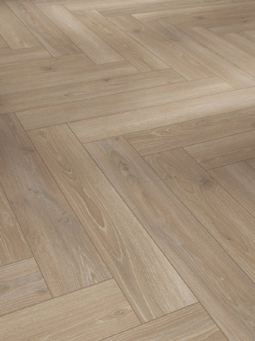 Parador Laminat Trendtime 3 Eiche Skyline perlgrau Fischgrät 4V main product photo