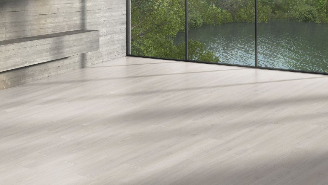 Parador Stratifié Trendtime 3 Chêne Skyline blanc Bâtons rompus 4V