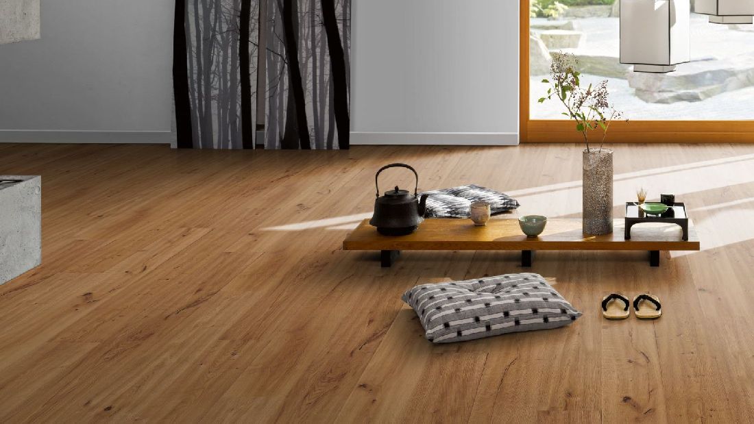 Parador Parkett Trendtime 8 Classic Eiche handscraped gebürstet 1-Stab Landhausdiele 4V