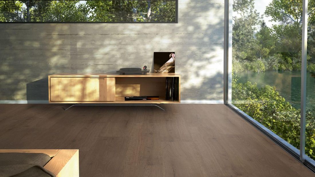 Suelo vinílico de Parador Basic 2.0 Roble Infinity antiguo de 1 lama