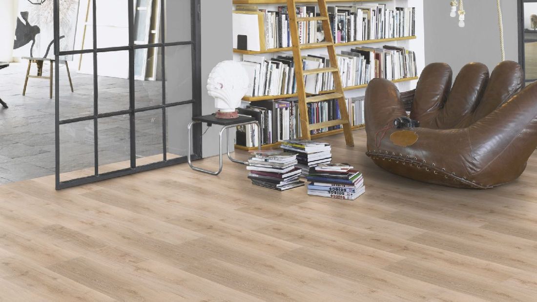 Parador Vinylboden Basic 2.0 Eiche Royal hell gekälkt 1-Stab Landhausdiele