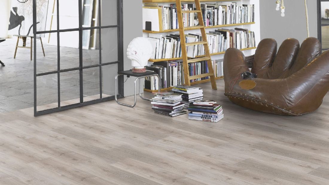 Parador Vinylboden Basic 2.0 Eiche grau geweißt 1-Stab Landhausdiele