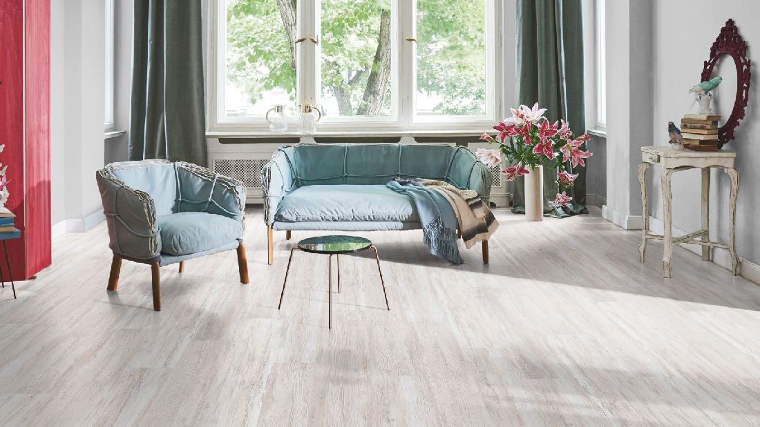 Parador Vinyl flooring Basic 2.0 Pine scandinavian white 1-strip