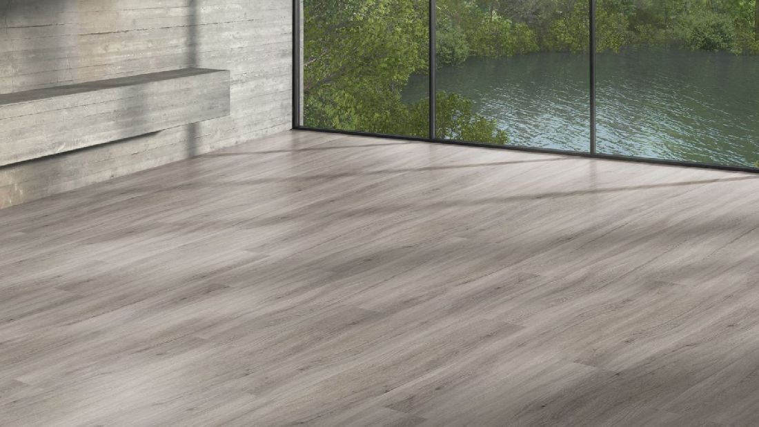 Suelo vinílico de Parador Basic 20 Roble gris pastel 1-lama