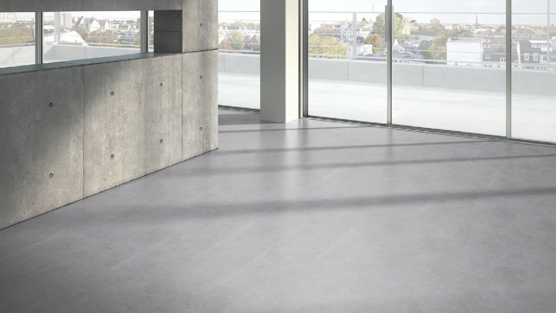 Parador Vinyl flooring Basic 30 Concrete grey Tile