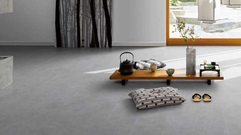 Parador Vinyl flooring Basic 30 Concrete grey Tile main product photo