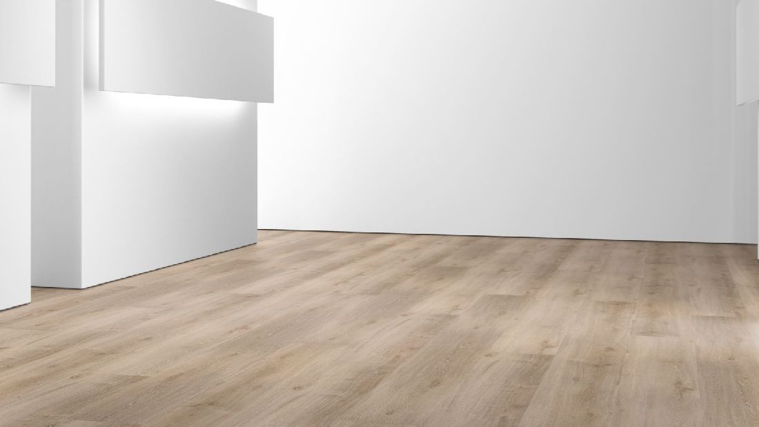 Suelo vinílico de Parador Basic 30 Roble Royal calizo claro, lama 4V