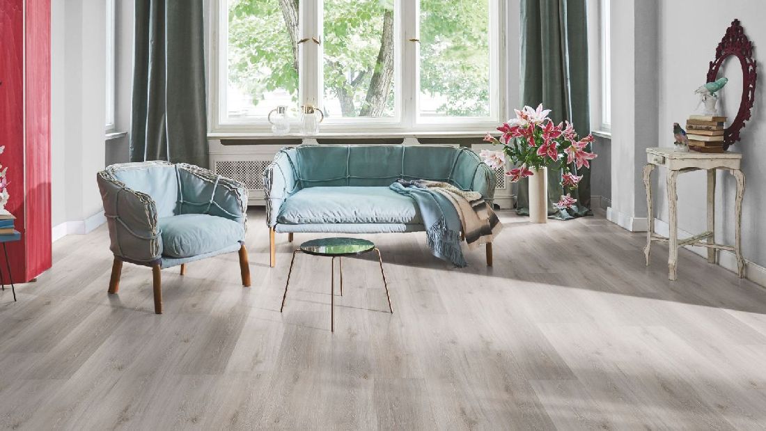 Parador Vinyl flooring Basic 30 Oak grey whitewashed 1-strip