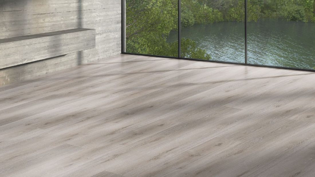 Suelo vinílico de Parador Basic 30 roble gris blanco chateau lama 4V