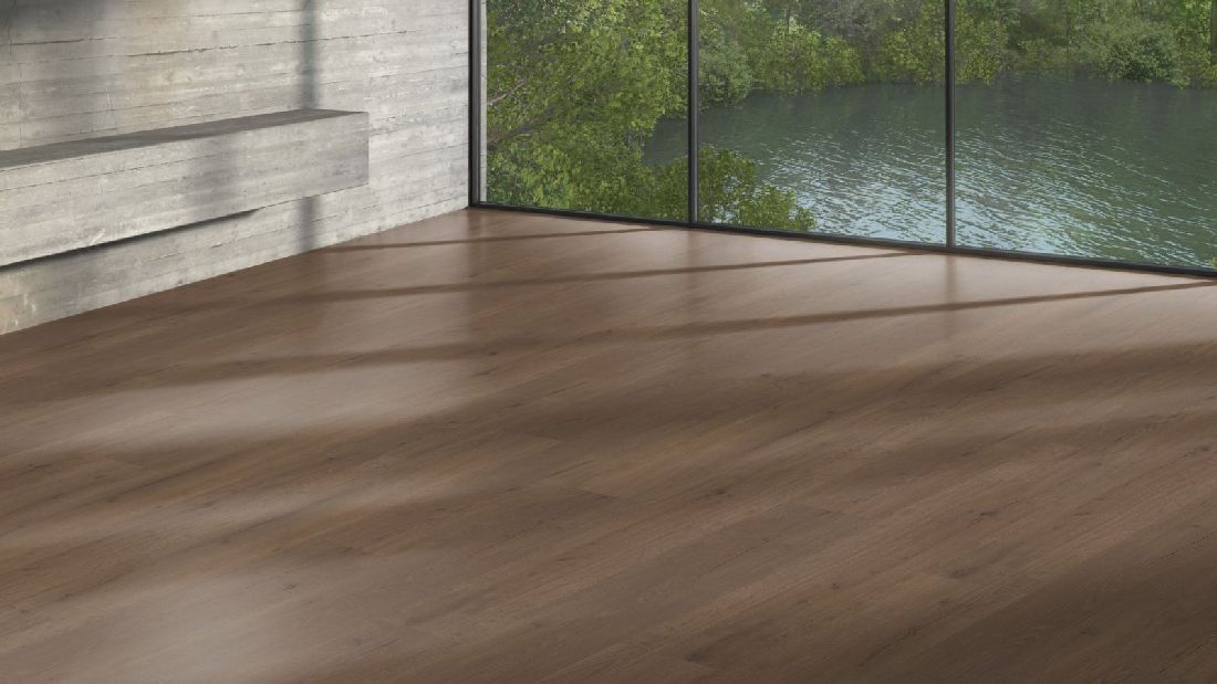 Suelo vinílico de Parador Basic 4.3 Roble Infinity antiguo de 1 lama