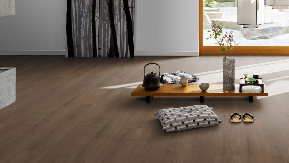 Suelo vinílico de Parador Basic 4.3 Roble Infinity antiguo de 1 lama