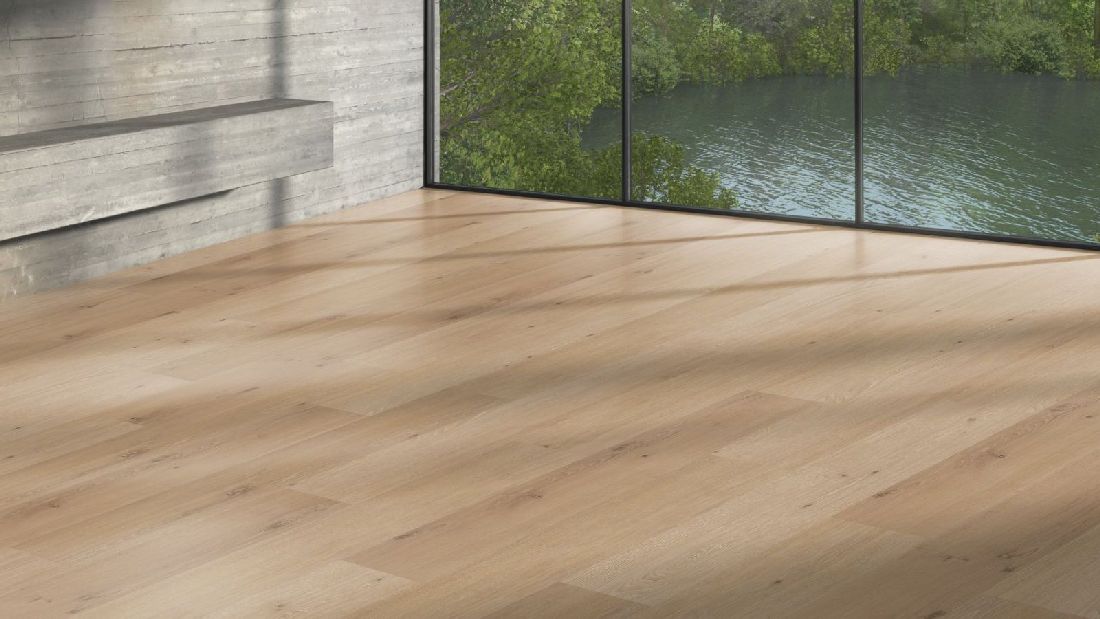 Suelo vinílico de Parador Classic 2050 Roble Natural Mix claro 1 lama de ancho