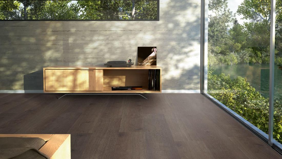 Parador Vinylboden Eco Balance PUR Eiche Castell geräuchert 1-Stab Landhausdiele M4V